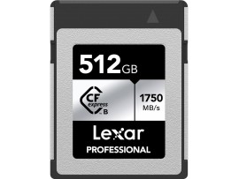 Lexar 512GB Professional CFexpress Type B Card SILVER Series LEXAR LCXEXSL512G-RNENG 